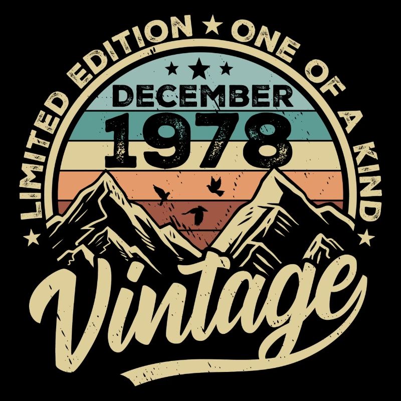 Original Dezember 1978 - 47. Geburtstag Geschenk