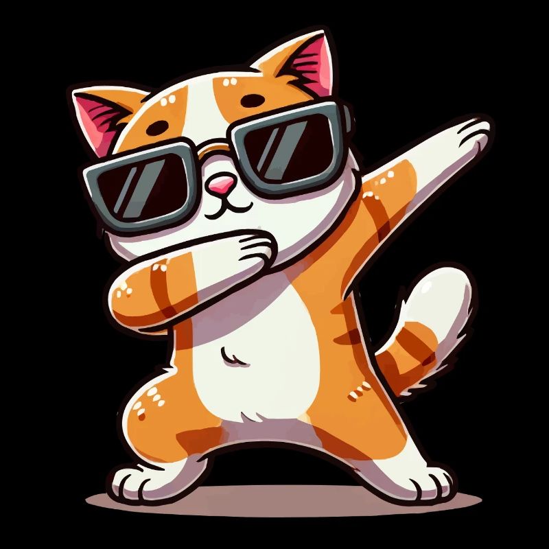 katze comic dabbing