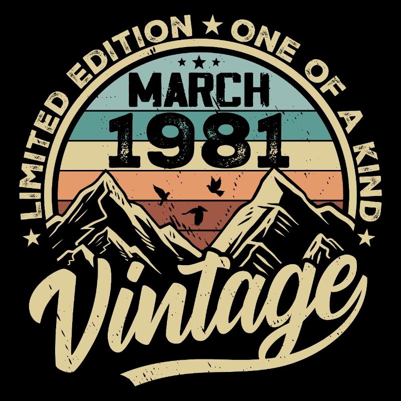 Mars 1981 Anniversaire - Millésime Mars 1981