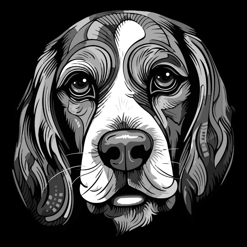 Beagle Hund Portrait