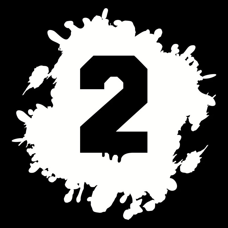 2 klecks