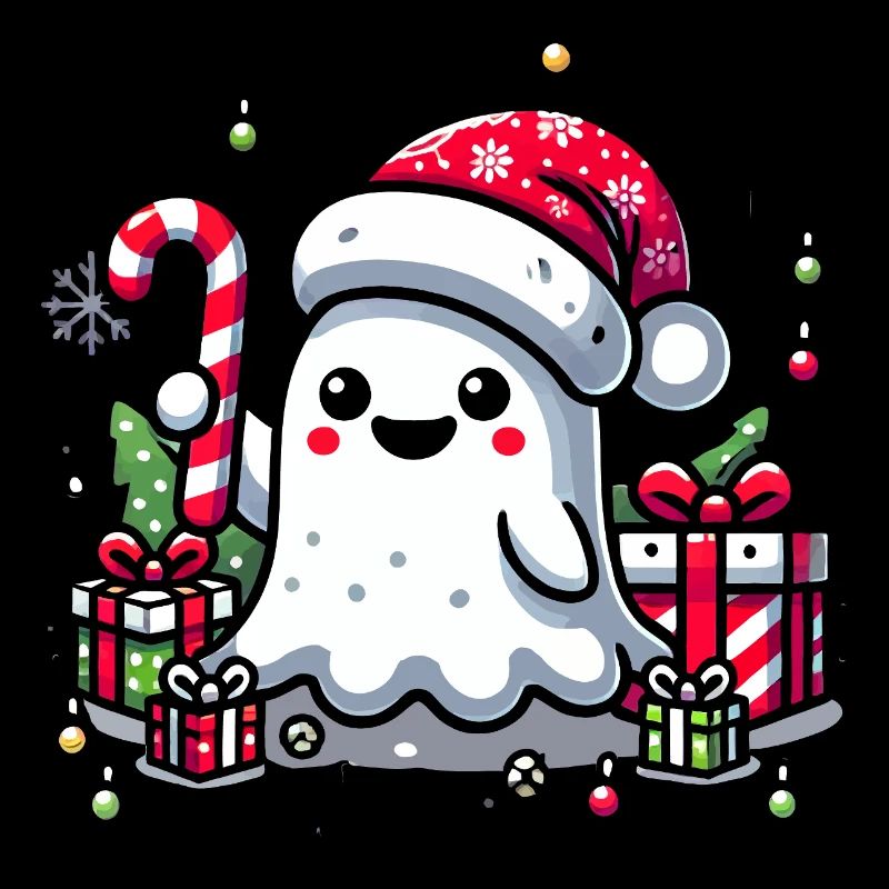 Weihnachten Geist Zuckerstange