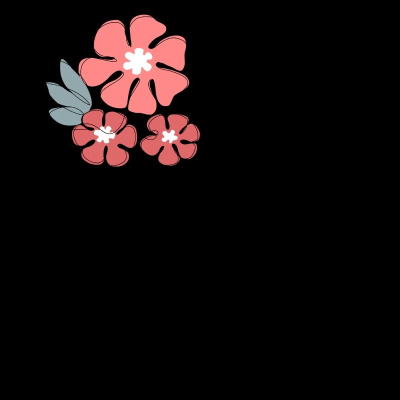 Minimalistischer Blumenbrief