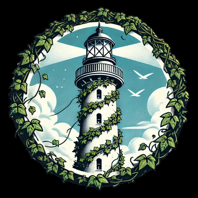 Vintage Efeu Leuchtturm