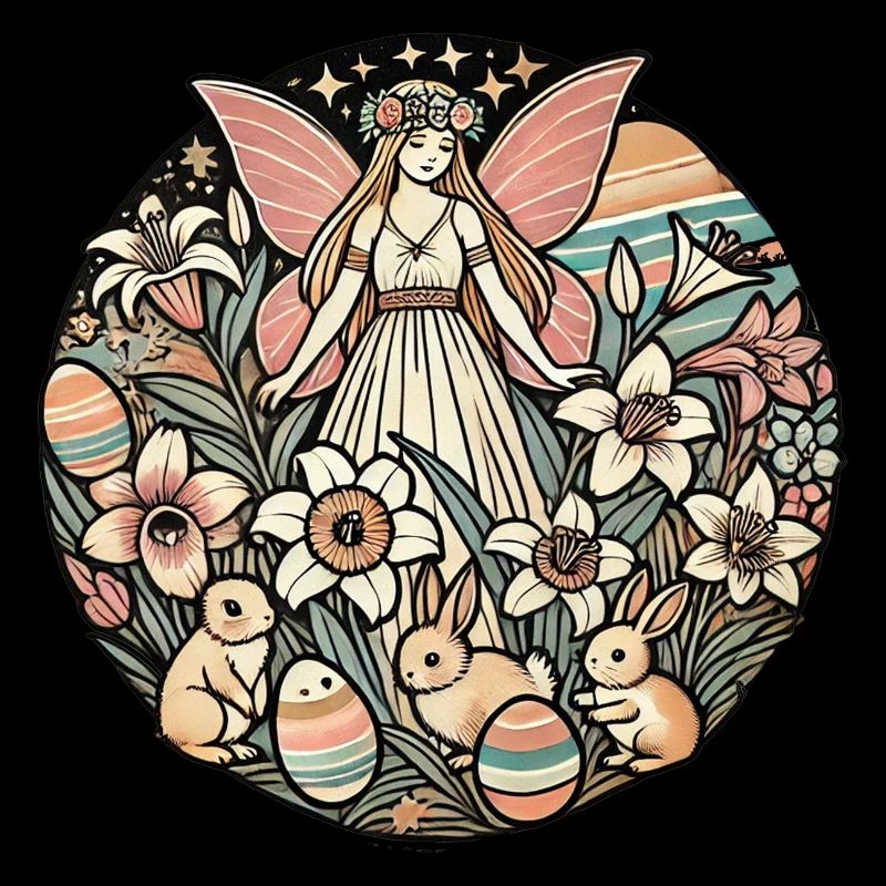 Ostara Fée du Printemps et de la Magie de Pâques