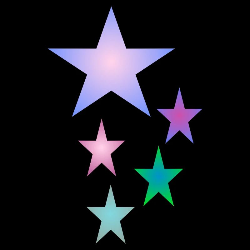 Stern . Bunte Sterne