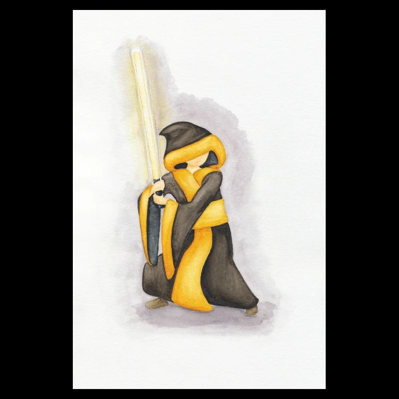 Münchner Kindl with lightsaber