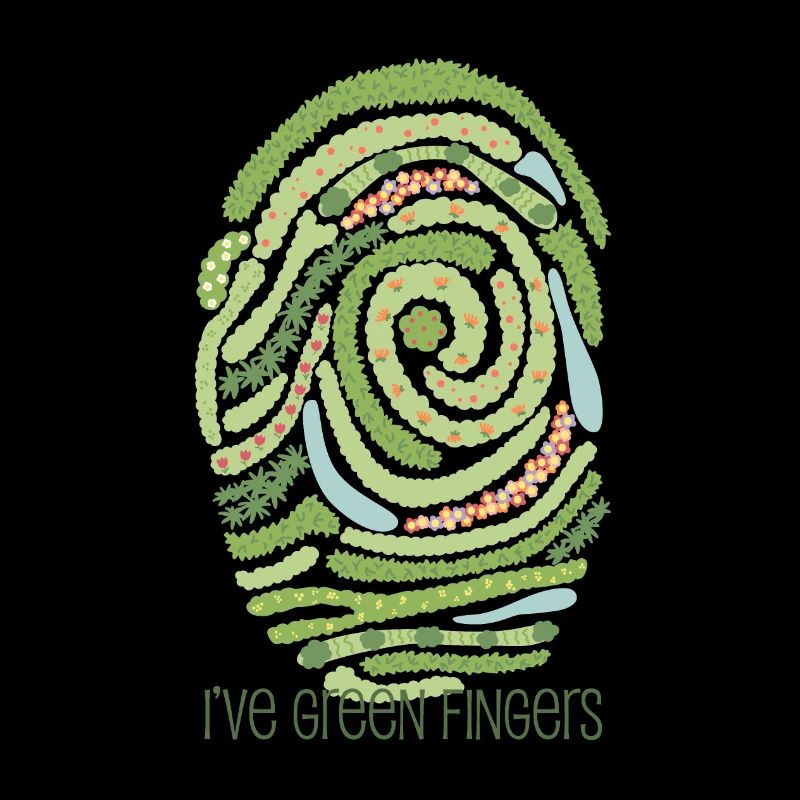 Garten-Fingerabdruck