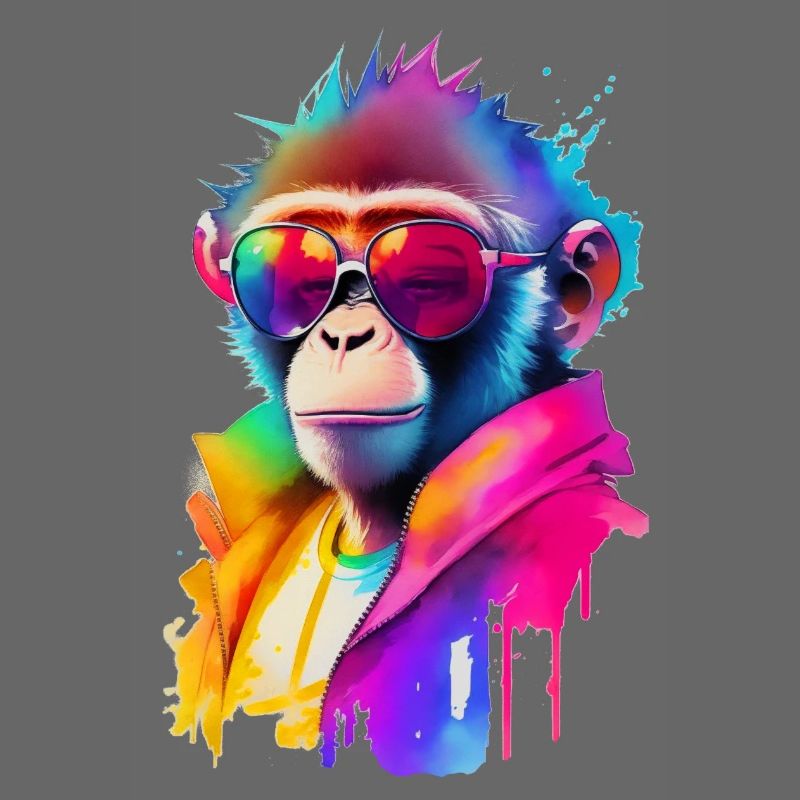 Affe mit Sonnenbrille