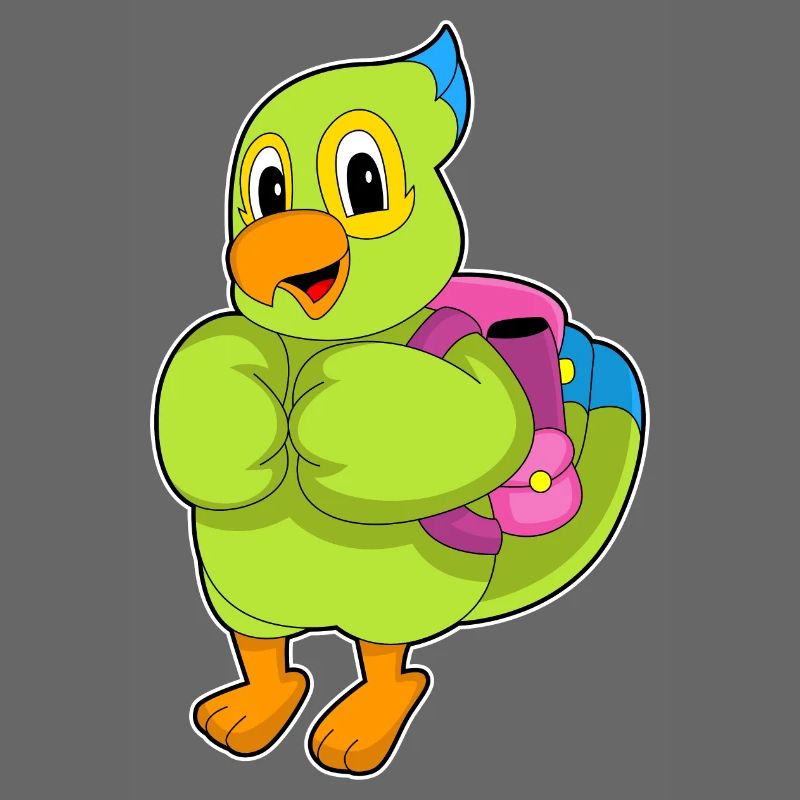 Parrot Student Backpack School