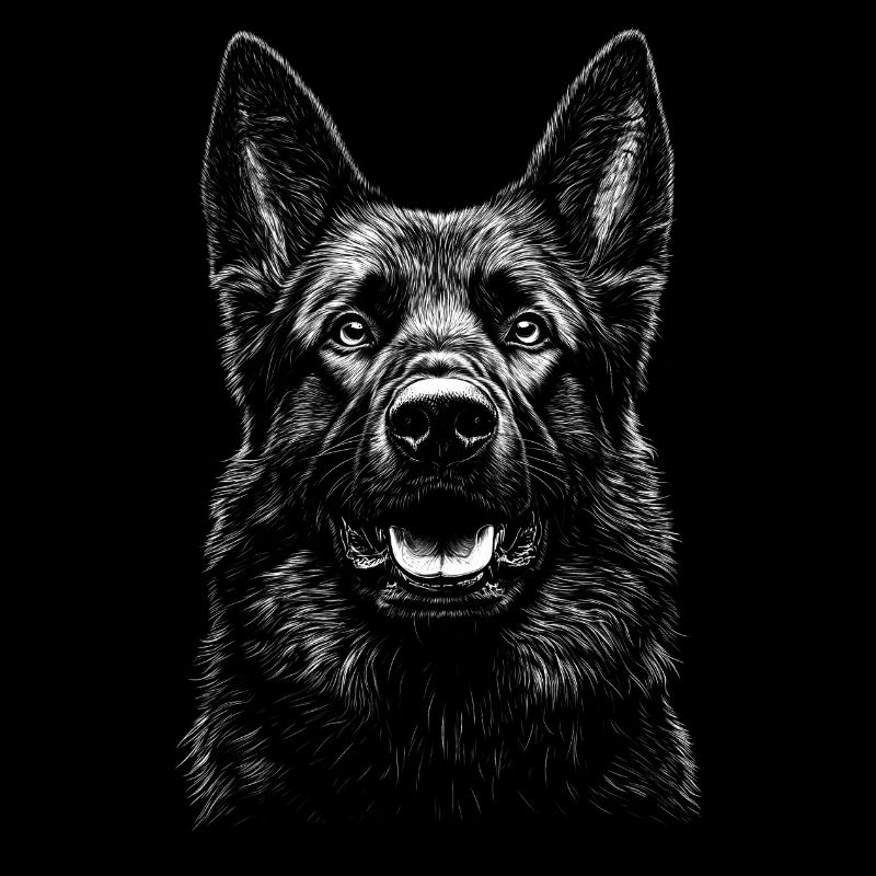 German Shepherd Portrait Dog Dog