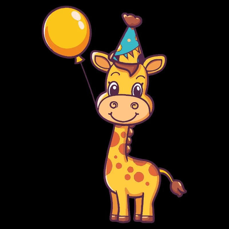 Giraffe Birthday Baby