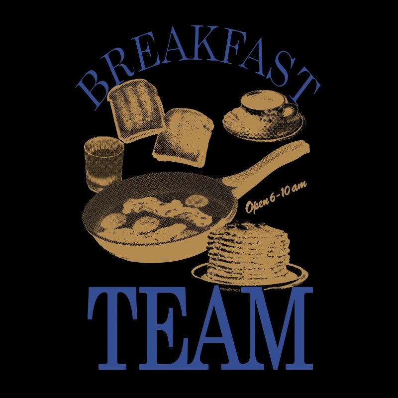 Breakfast Team – Retro Breakfast Motif
