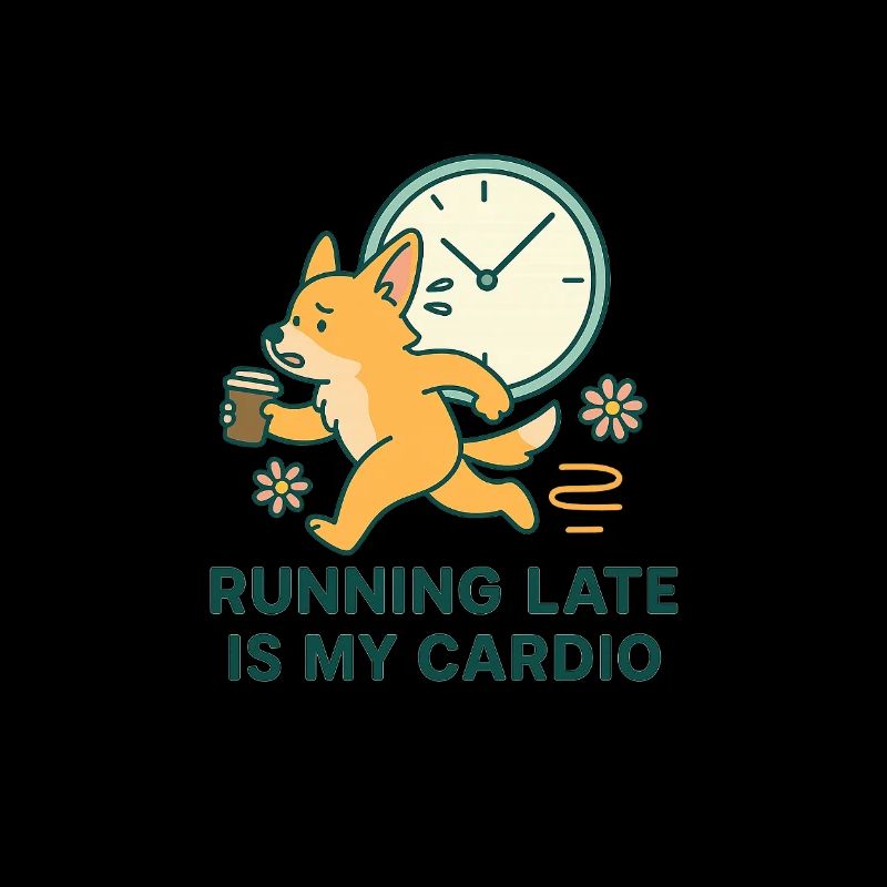 Running late is my Cardio - Funny Quotes
