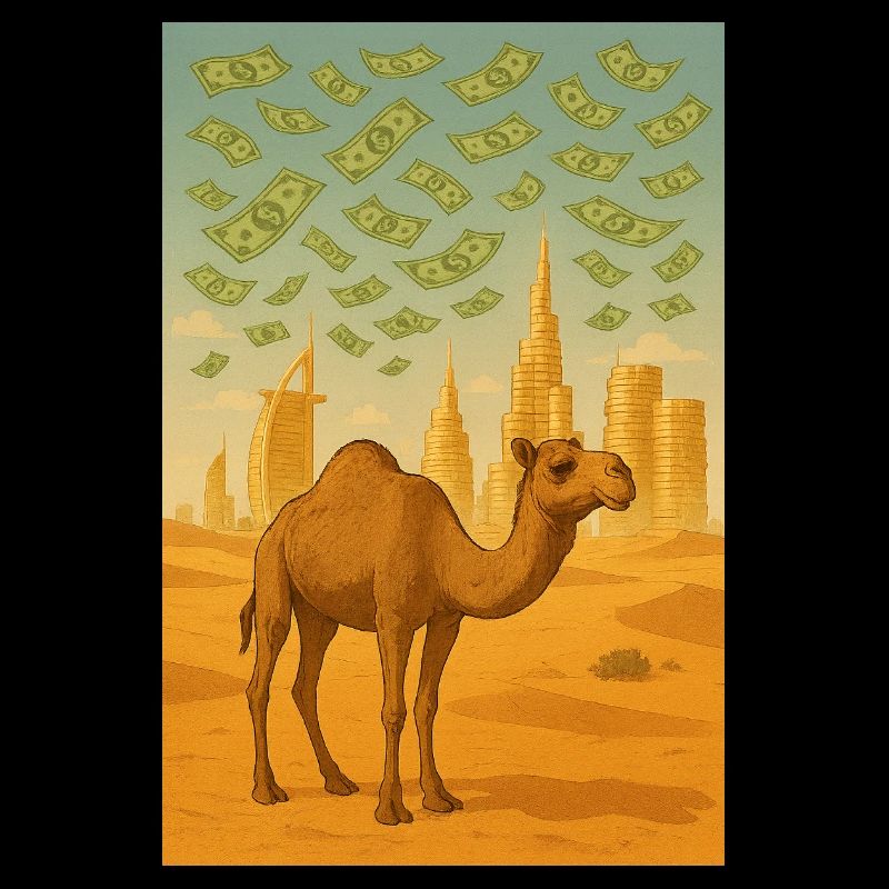Kamel dubai geld