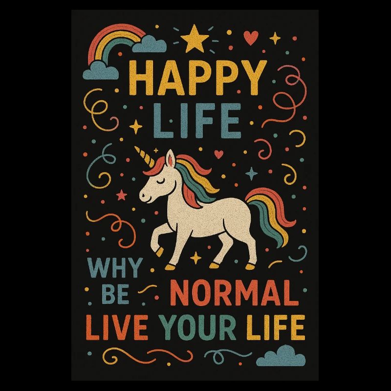 Why be normal - unicorn