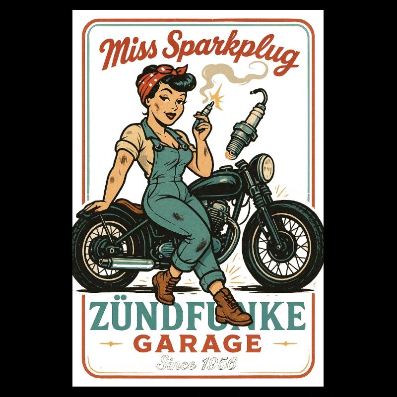 Miss Sparkplug – Zündfunke Garage Queen