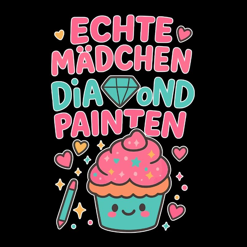 Echte Mädchen Diamond painten