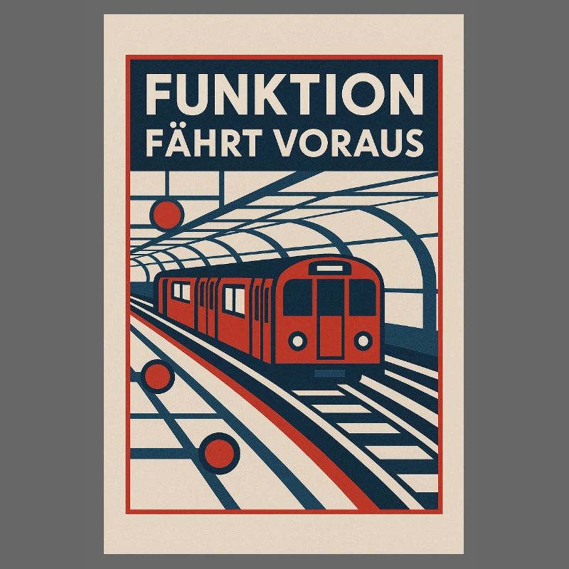 Subway Bauhaus 1930s Function Goes Ahead Retro