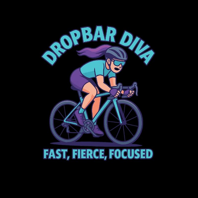 Road cyclist Dropbar Diva