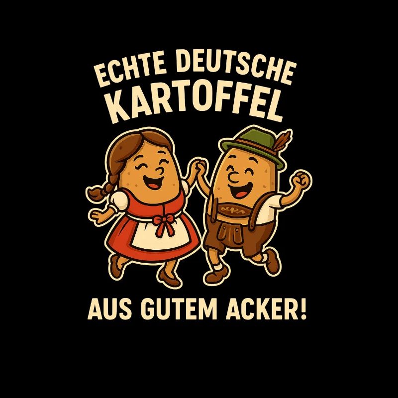 Echte Deutsche Kartoffel Bayrisch Dirndl Tracht