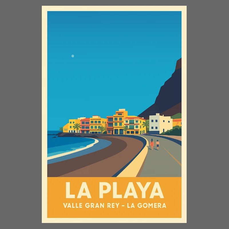 La Playa Affiche Valle Gran Rey