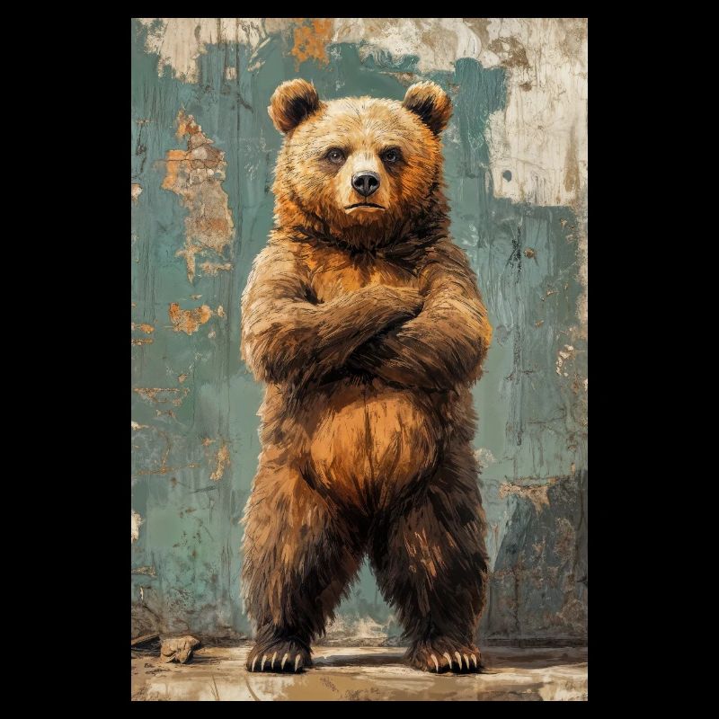 Illustration eines Bären