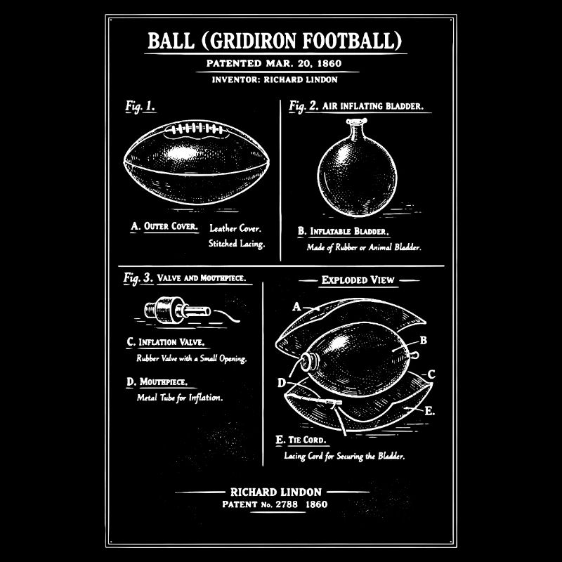 Gridiron-Football-Blaupause