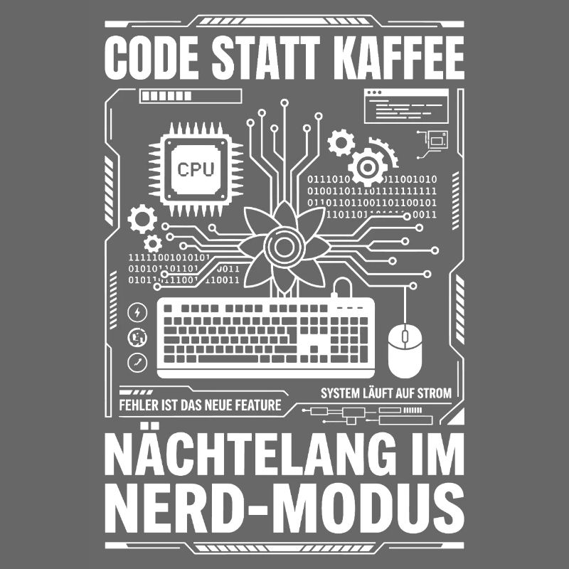 Code au lieu de mode nerd du café