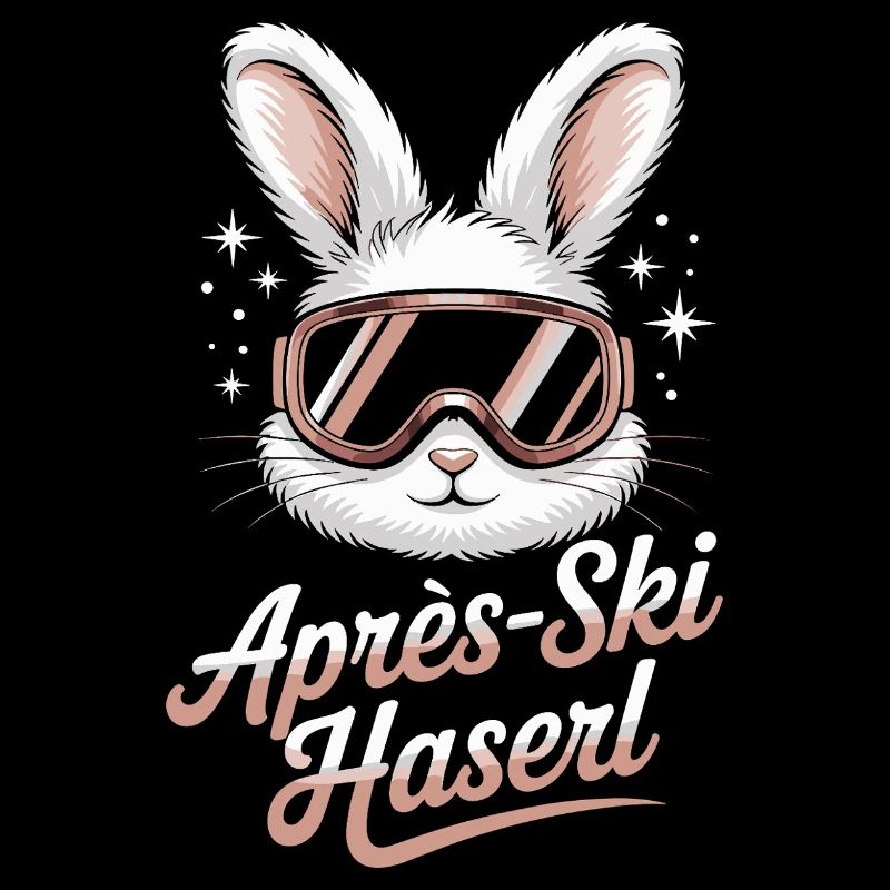 Après-ski bunny hut fun Skier ski bunny