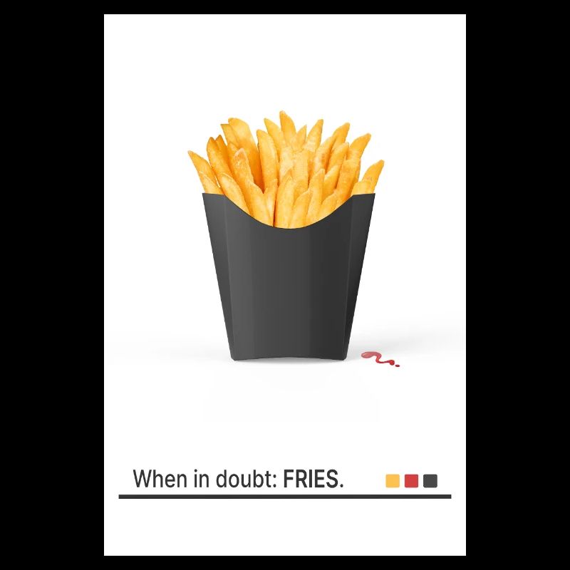 Les frites sont la solution à tout
