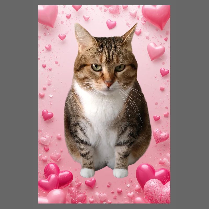 Missty-Katze mit Herzen