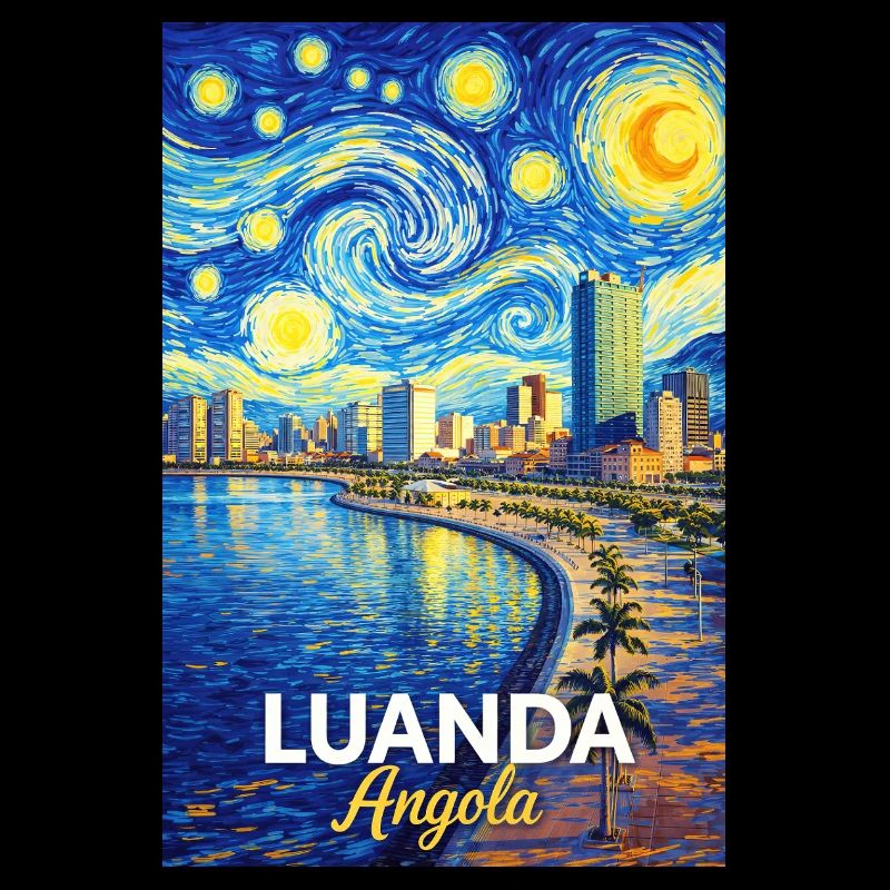 Luanda Evening Star Coastal Poetry