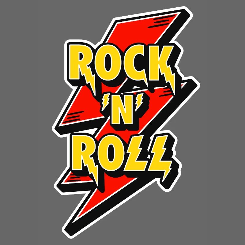 Logo de l’éclair Rock 'n' Roll