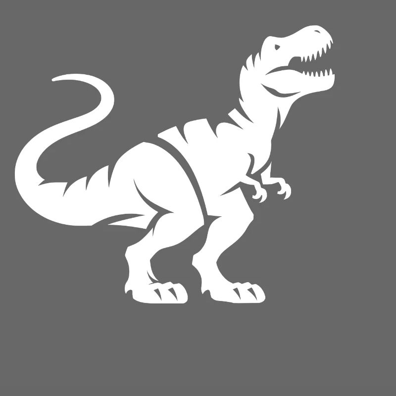 Dino T-Rex Silhouette Minimalist Design