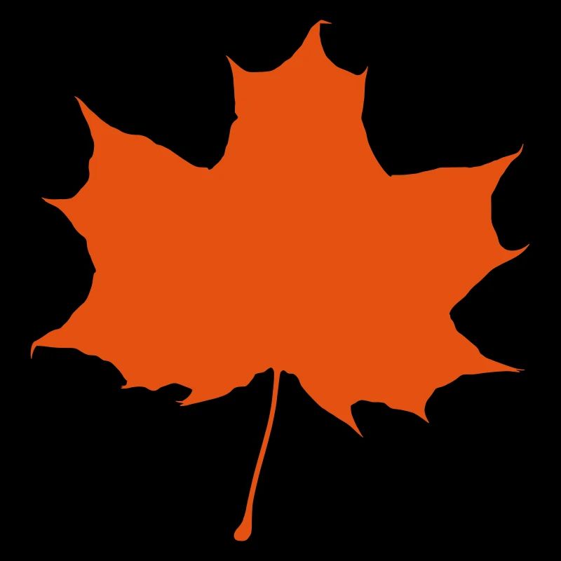 Feuille d'érable rouge