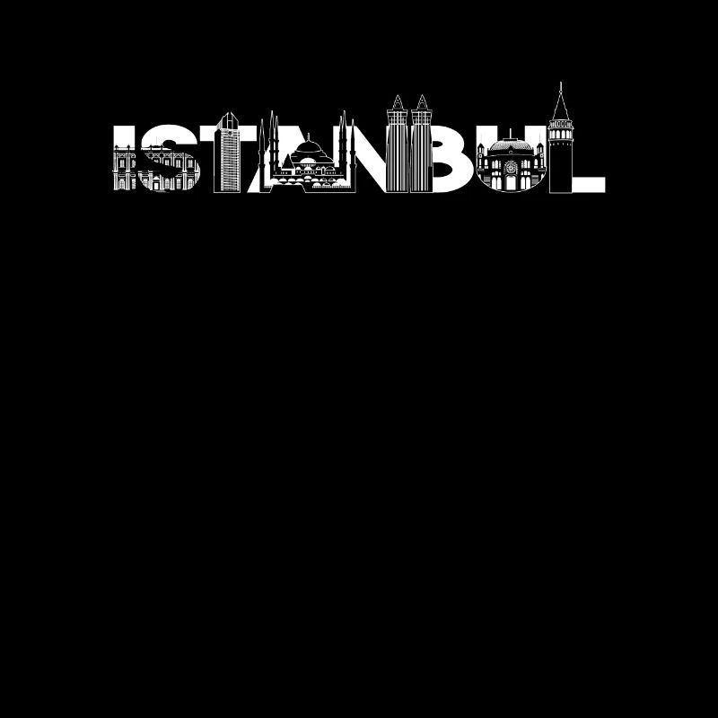 Istanbul skyline shirt