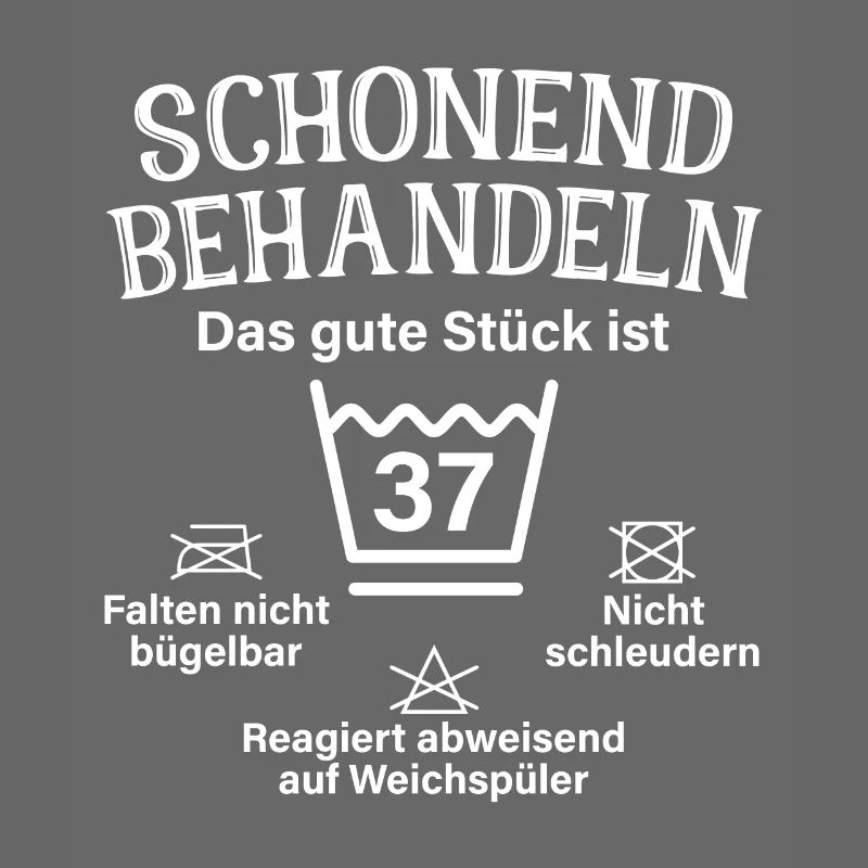 Schonend Behandeln 37 Geschenk Zum 37. Geburtstag