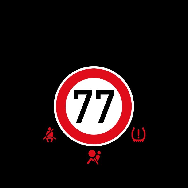 77. Geburtstag Schonend Behandeln 77 Tempolimit 77