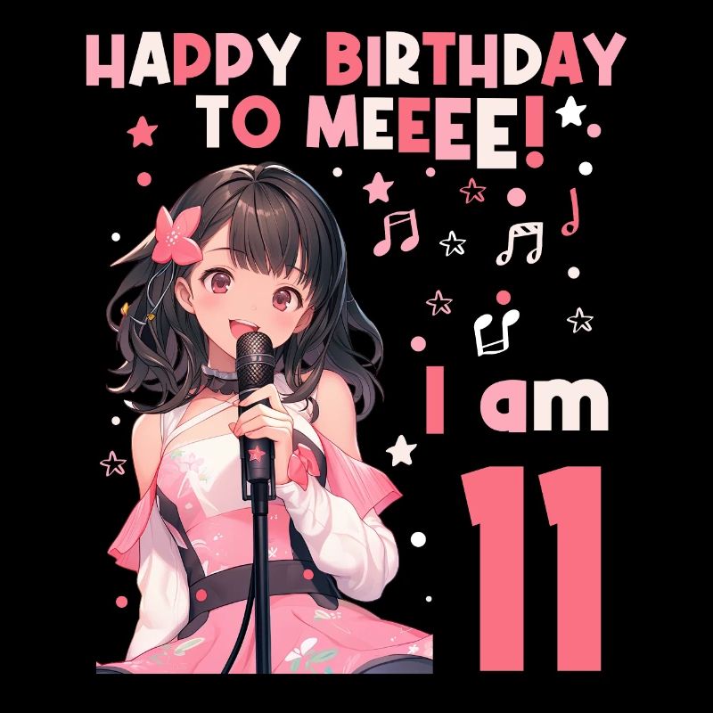 Anime Mandga K-Pop KPop Mädchen 11. Geburtstag