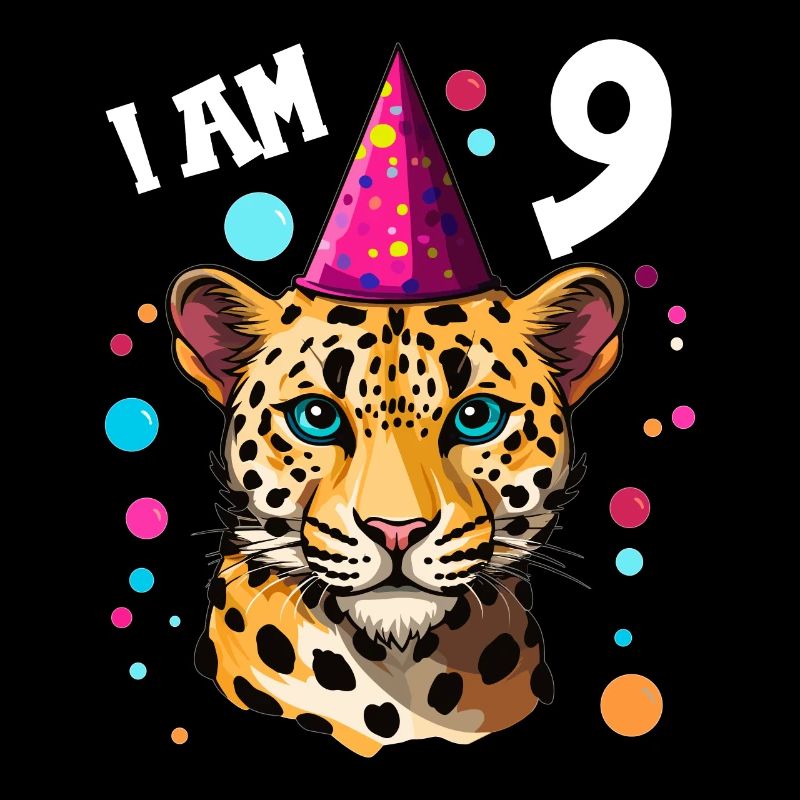 J’ai 9 ans Léopard Léopard 9e anniversaire