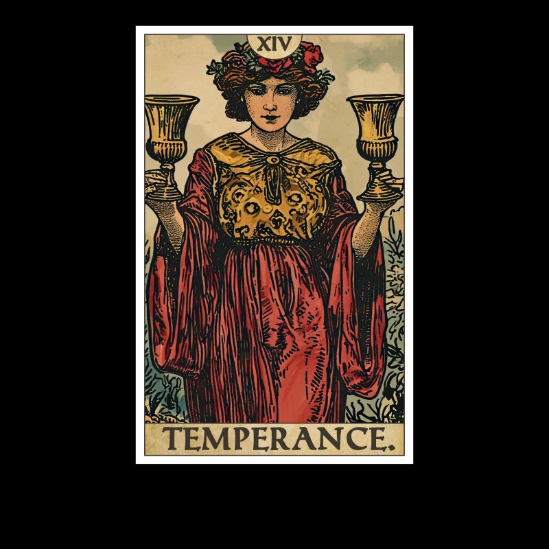 Cartes de tarot Carte de tarot Tempérance Tempérance