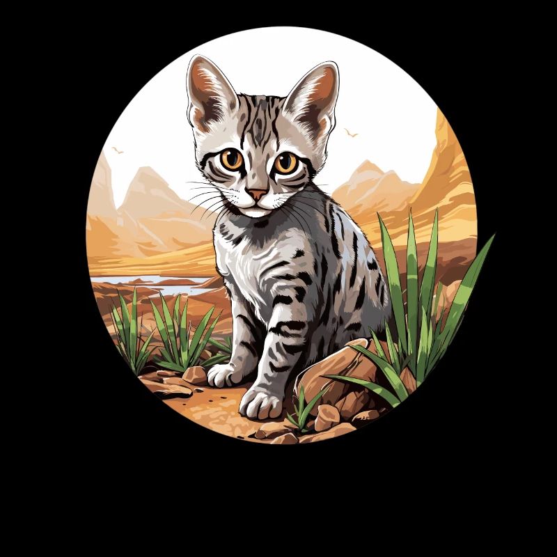 Mau égyptien Chaton Chat égyptien Mau
