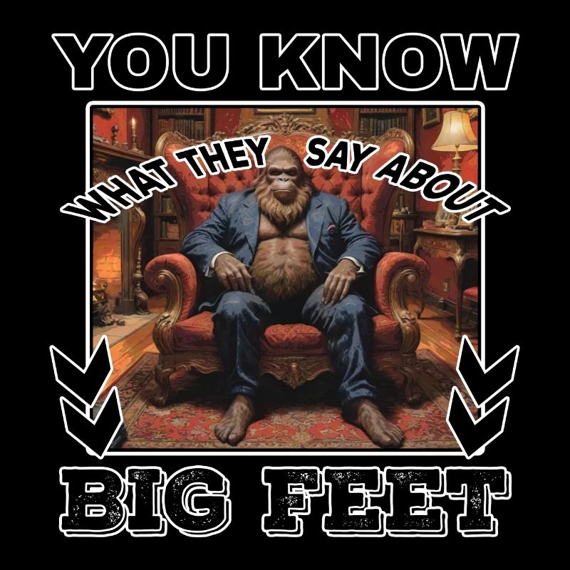 Bigfoot Feet Joke - Drôle de Sasquatch Meme