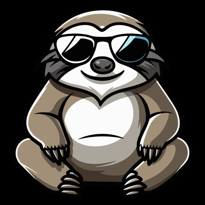 Faultier Comic Cool