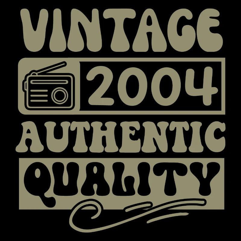 Authentic 2004 Millésime 2004 - Vintage 2004 Rétro