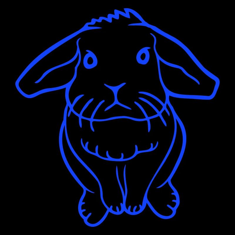 Bunny rabbit bunny rodent sits cute high