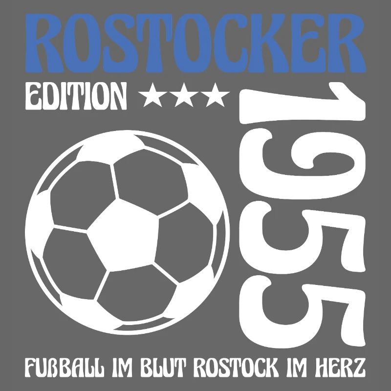 Rostocker Geburtstag 1955 Fußball Geschenk