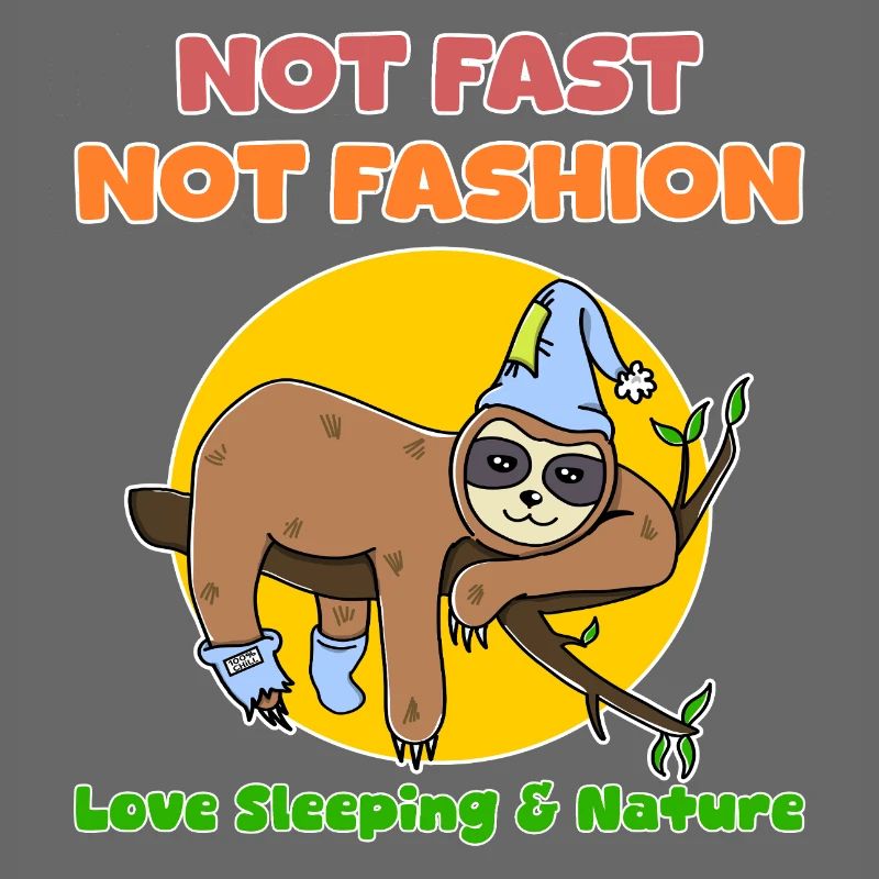 Lazy Sloth Cute Not Fast Nature Lover Sleeping