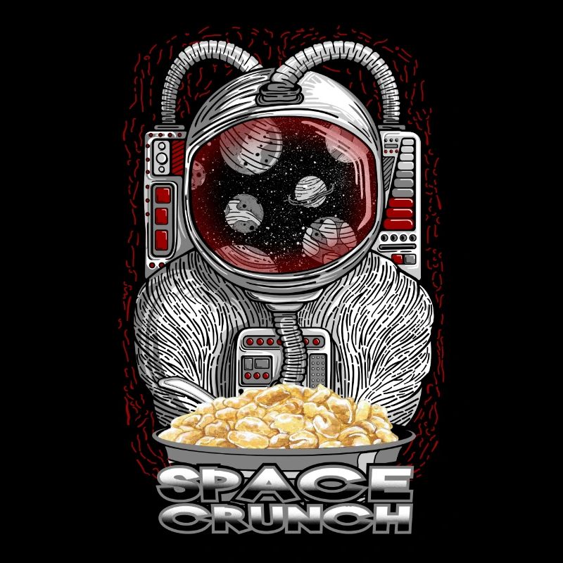 Space crunch astronaut